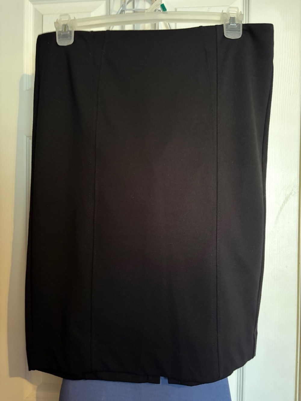 Cato Black Pencil Skirt - Tailored Panel Detail